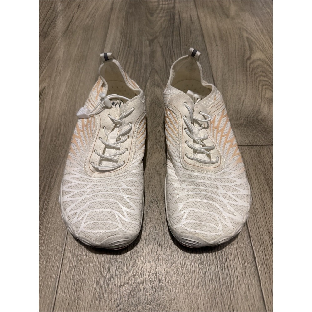 HF Hiking Athletic Shoes EU 39 White Slip On Barefoot Minimalist Sneakers